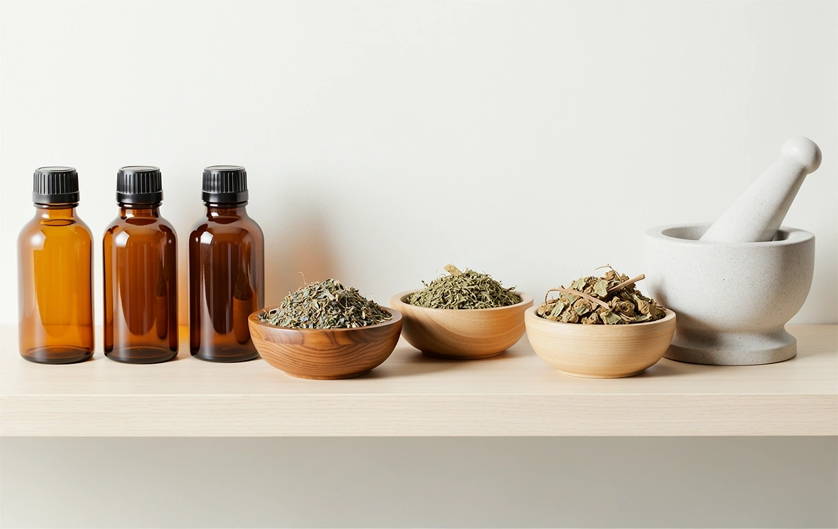 Natural nutritional laboratory aesthetic